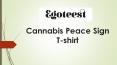 Cannabis Peace Sign T-shirt PowerPoint PPT Presentation