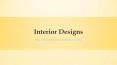 Interior Design PowerPoint PPT Presentation