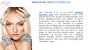Bridal earrings