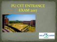 Important Dates of PU CET exam PowerPoint PPT Presentation