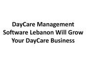 DayCare Management Software Lebanon Will Grow Your DayCare Busines