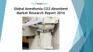 Global Anesthesia CO2 Absorbent Market Research Report 2016