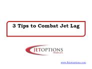 3 Tips to Combat Jet Lag