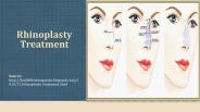 Rhinoplasty Treatment