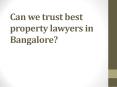 Best property lawyers in Mumbai PowerPoint PPT Presentation