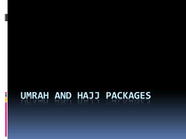 Umrah Packages