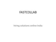 hiring solutions online India - fastcollab