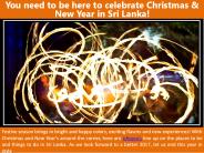 You need to be here to celebrate Christmas & New Year in Sri Lanka!