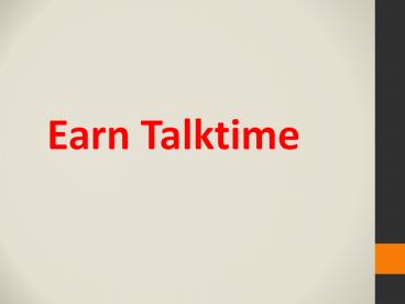 Free Recharge Android Apps To Earn Talktime