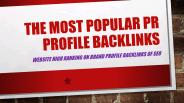 Best 50 profile backlinks for 5$