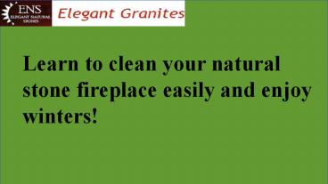 Natural Stone Fireplaces Exporters