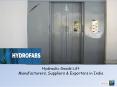 Hydraulic Goods Lift Manufacturers PowerPoint PPT Presentation