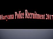 Haryana Police Recruitment 2017