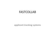 application tracking systems - fastcollab