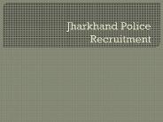 Jharkhand Police Recruitment