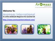 Different Essential Oils & Different Ways of Using These!