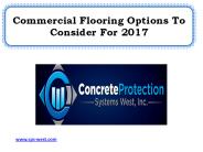 Commercial Flooring Options To Consider For 2017