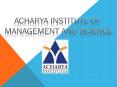 Acharya institute of science and management PowerPoint PPT Presentation