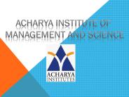 Acharya institute of science and management