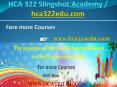 HCA 322 Slingshot Academy / hca322edu.com PowerPoint PPT Presentation