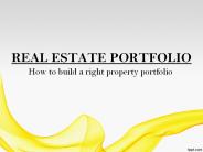 How to build a right property portfolio