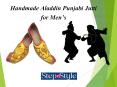 Handmade Aladdin Punjabi Jutti for Men’s