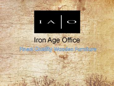 Beautifully Handcrafted Commercial Furniture