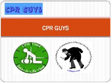 CPR GUYS - Best CPR Certification Training for Emergency Situations