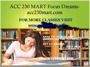 ACC 230 MART Focus Dreams -acc230mart.com