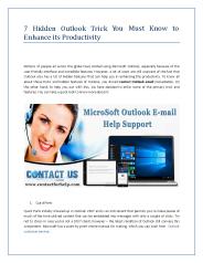 MS Outlook Tricks to Enhance its Productivity