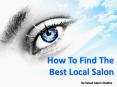 How to find the best local salon PowerPoint PPT Presentation