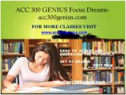 ACC 300 GENIUS Focus Dreams - acc300genius.com