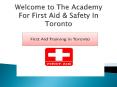 First Aid Training Courses To Learn Life Saving Skills PowerPoint PPT Presentation