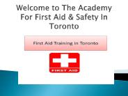 First Aid Training Courses To Learn Life Saving Skills