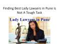 Lady Lawyers In Pune (1) PowerPoint PPT Presentation