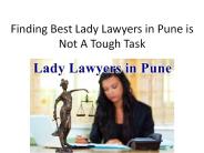 Lady Lawyers In Pune (1)
