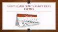 5 Cost Saving Christmas Gift Ideas For Men PowerPoint PPT Presentation