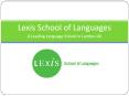 Lexis School of Languages - Professional English Training PowerPoint PPT Presentation