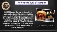 Pair Handcrafted Burgers and Beer