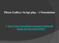 Photo Gallery Script php – i-Netsolution PowerPoint PPT Presentation