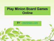 Download Minion board Games for  PC