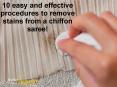 Removing Stains from a Chiffon Saree PowerPoint PPT Presentation