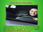 Texas Online Adult drivers ed