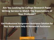 Online College Essay Paper & Research Paper Writing Service | MyAssignmenthelp