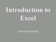 Excel Formulas