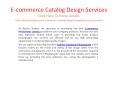 E-commerce Catalog Design Services PowerPoint PPT Presentation