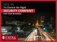 Tips to Choose the Right Security Services in Myanmar PowerPoint PPT Presentation