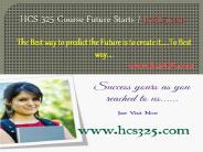 HCS 325 Course Future Starts / hcs325dotcom (1)