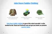 John Deere Toddler Clothing