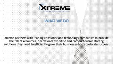 About Us | Xtreme Consulting